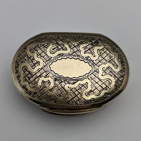 1819 年英國古董純銀油醋汁配海綿 John Shaw